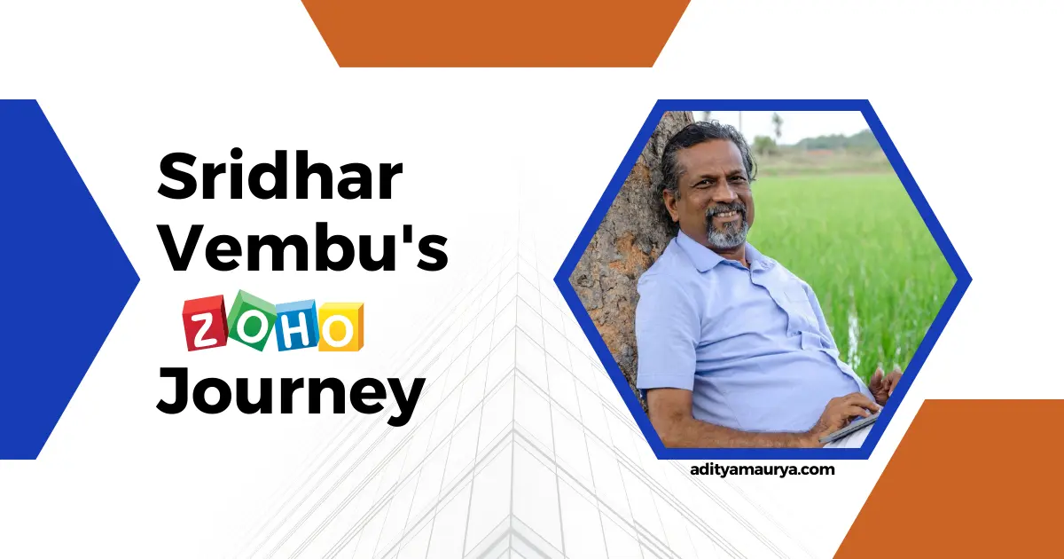 Sridhar Vembu's Zoho Journey